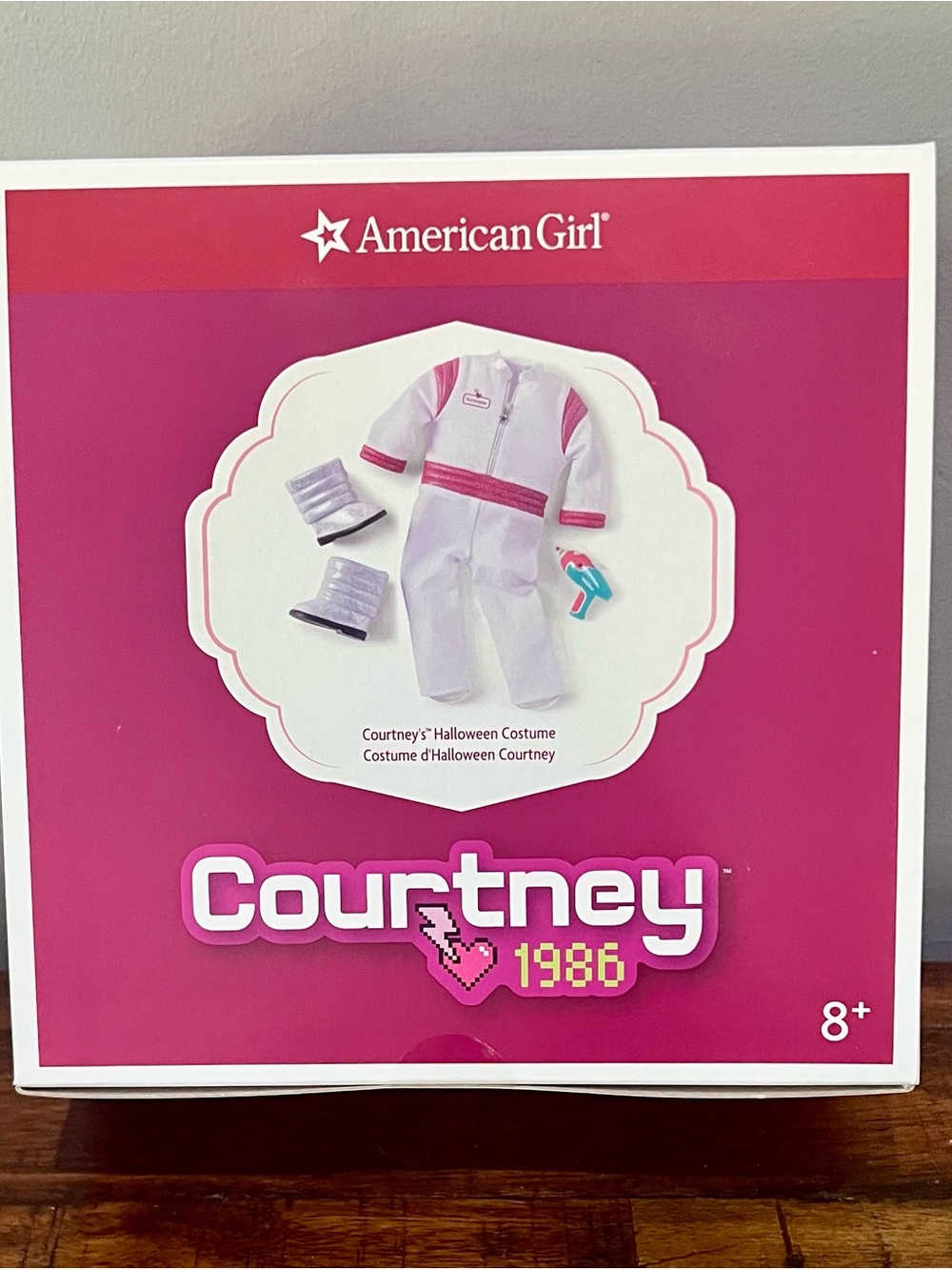 American Girl Courtney Doll Costume — Pink & White Space Suit